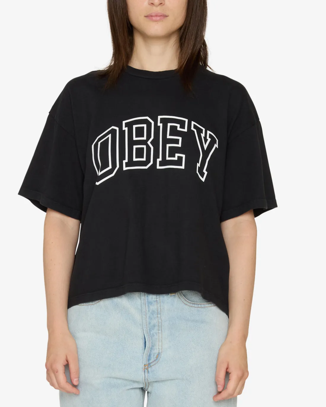 COLLEGIATE OBEY RAEGAN T-SHIRT*OBEY Clothing Best