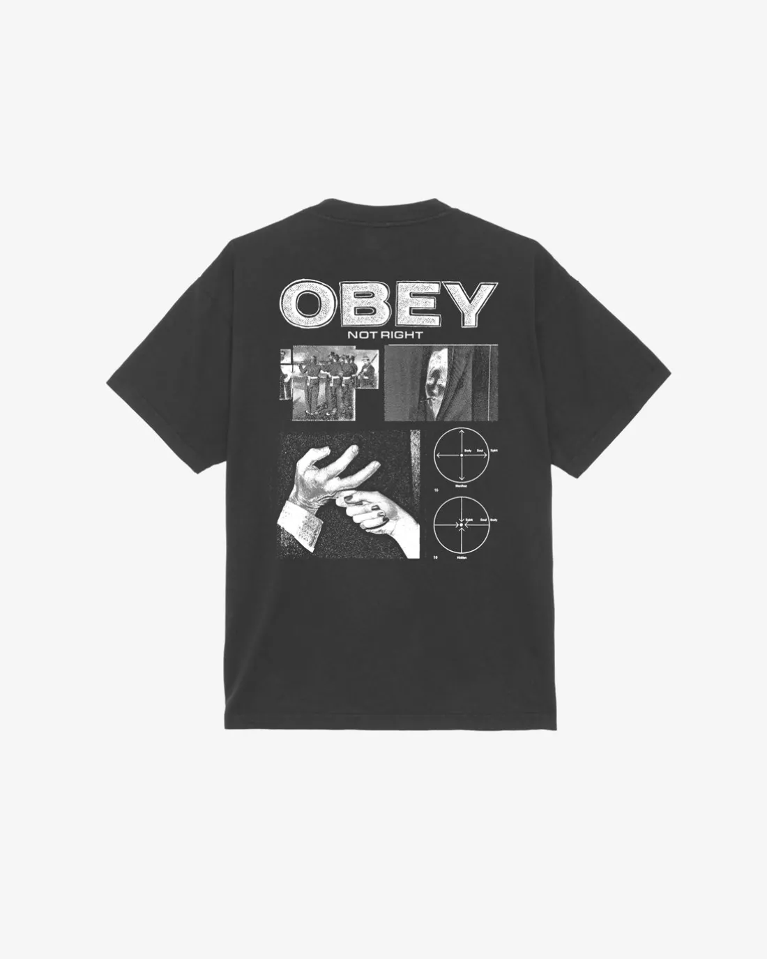 NOT RIGHT HEAVYWEIGHT T-SHIRT*OBEY Clothing Discount