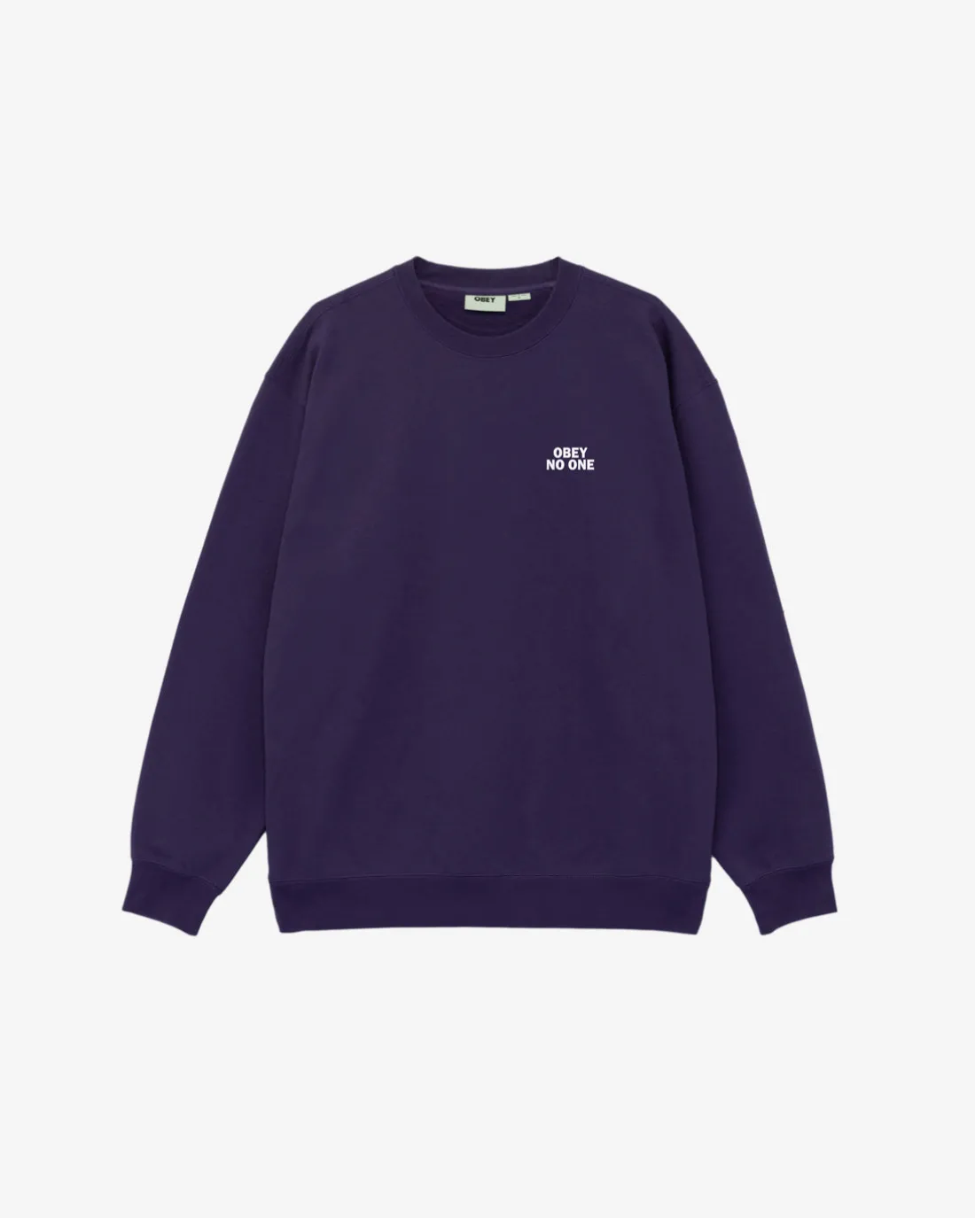 OBEY NO ONE PREMIUM CREWNECK*OBEY Clothing Cheap