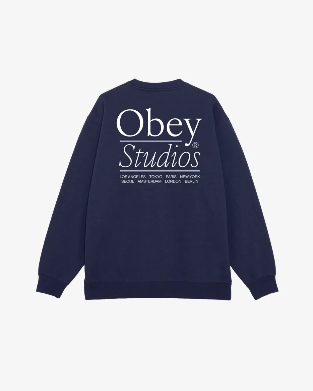 OBEY STUDIOS PREMIUM CREWNECK*OBEY Clothing Discount