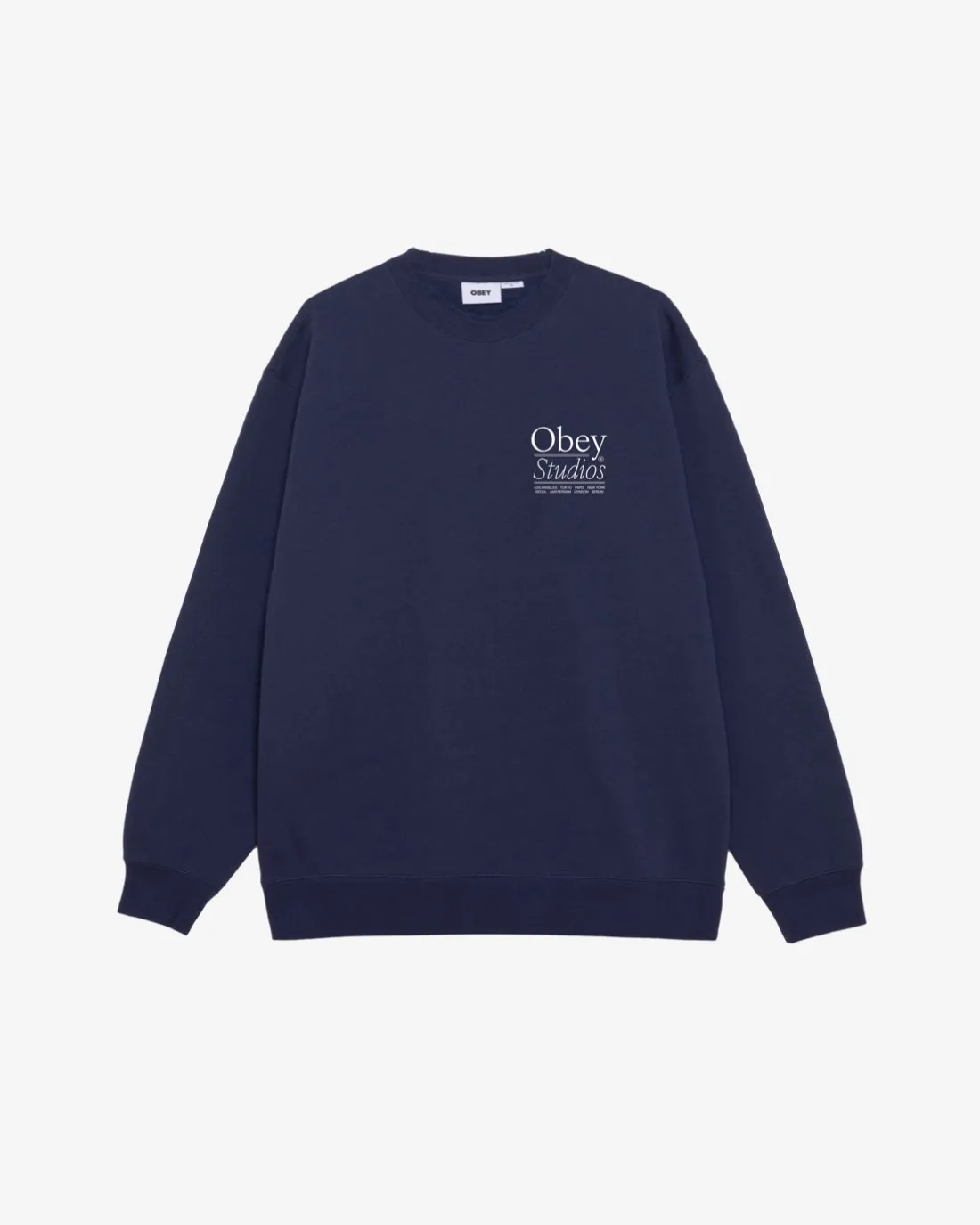 OBEY STUDIOS PREMIUM CREWNECK*OBEY Clothing Discount