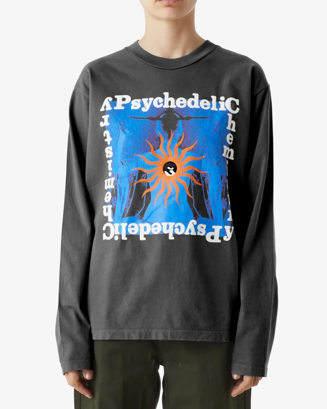 PSYCHEDELIC CHEMISTRY PIGMENT LS T-SHIRT*OBEY Clothing Store