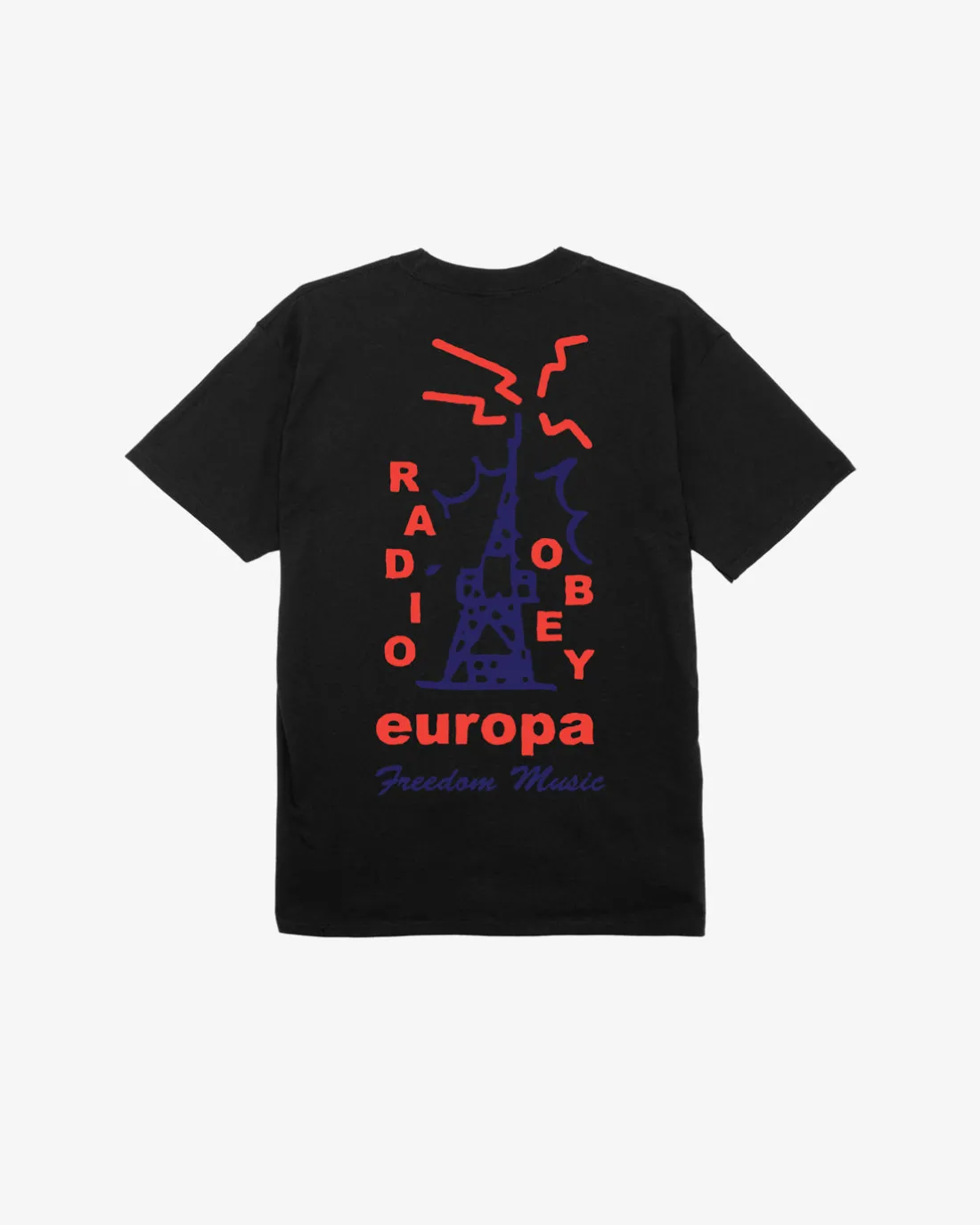 RADIO EUROPA CLASSIC T-SHIRT*OBEY Clothing Flash Sale