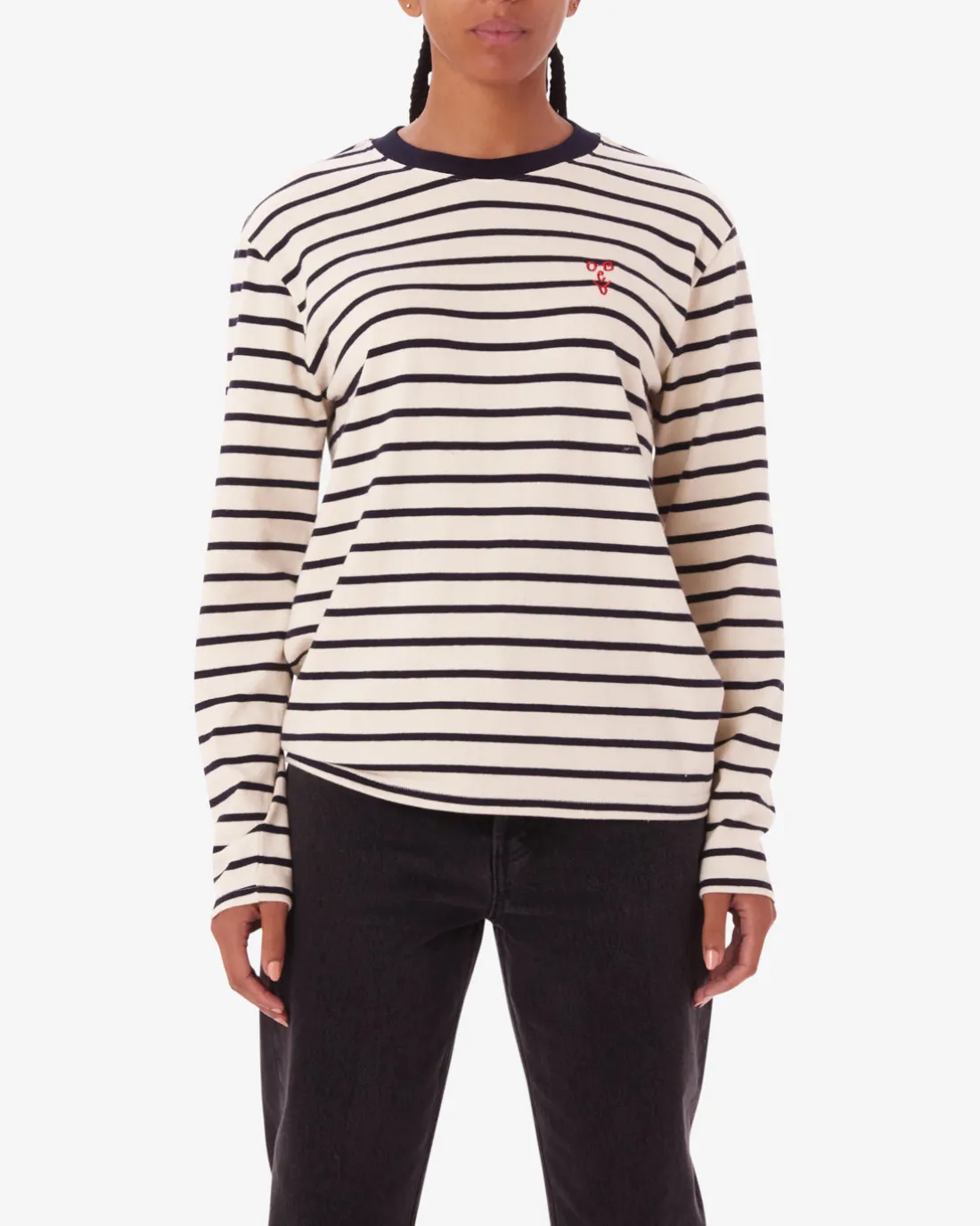 RAMONA LS STRIPE SHIRT*OBEY Clothing Flash Sale