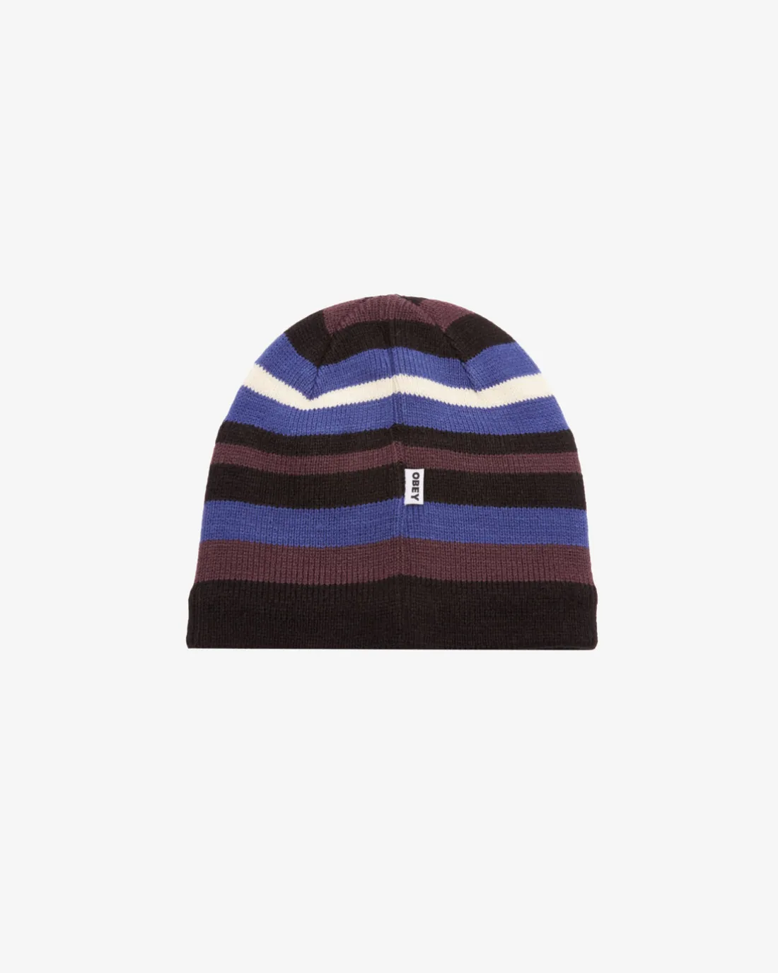 STRIPE KNIT BEANIE*OBEY Clothing Discount