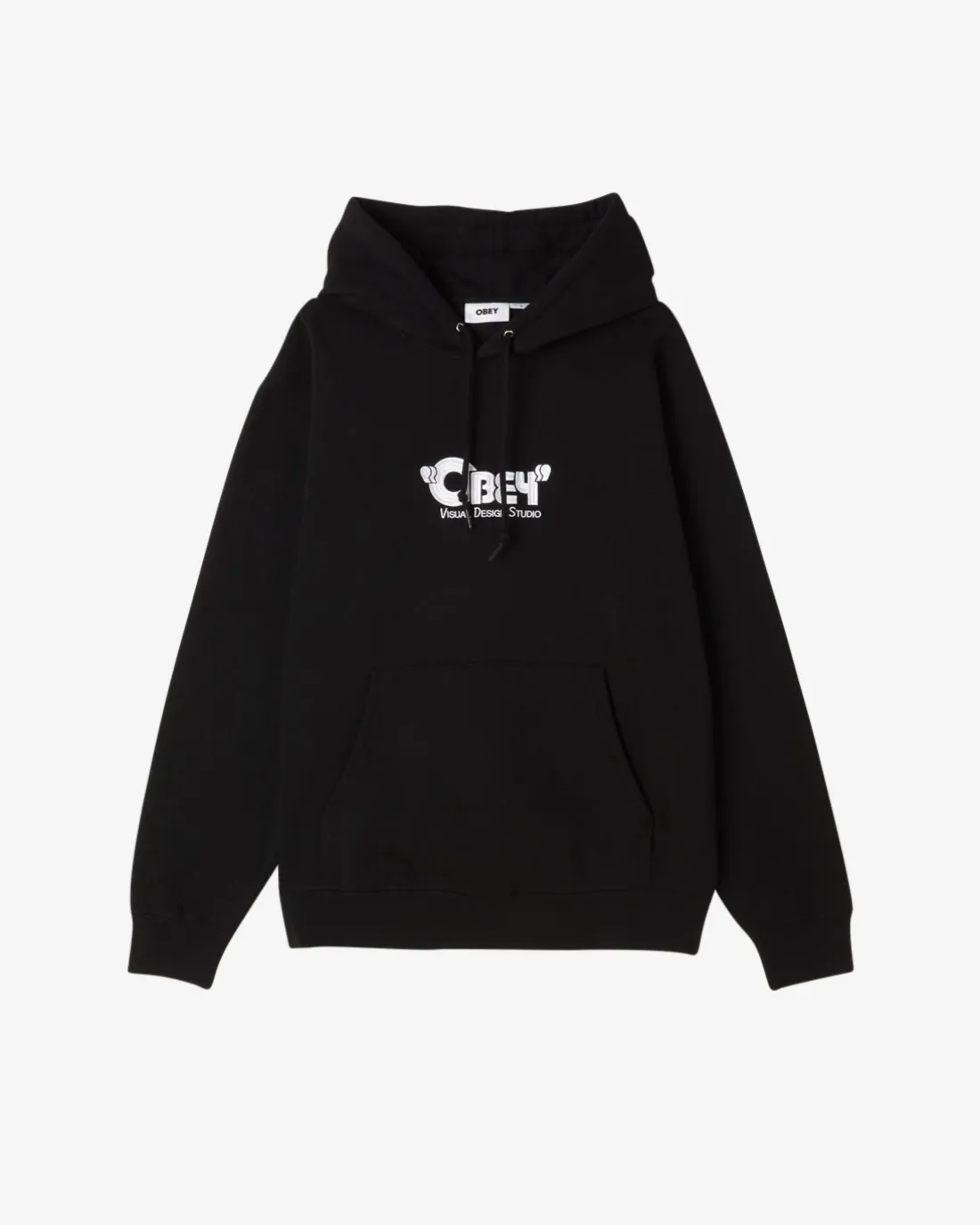 VISUAL DESIGN STUDIO HOOD PULLOVER HOOD*OBEY Clothing Fashion