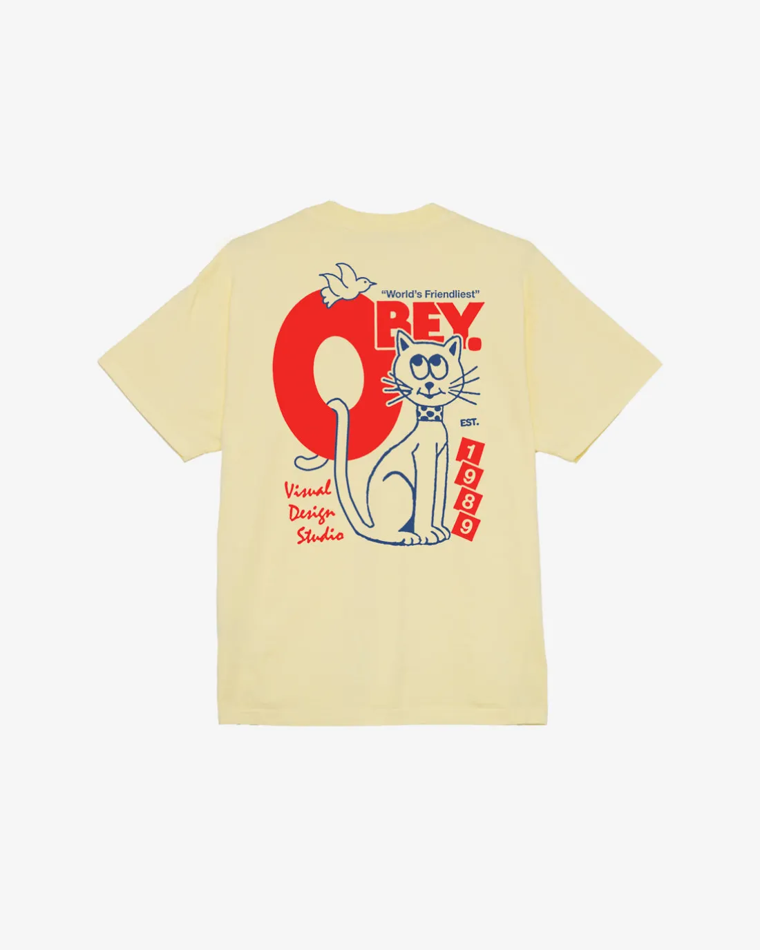 WORLDS FRIENDLIEST HEAVYWEIGHT T-SHIRT*OBEY Clothing Store