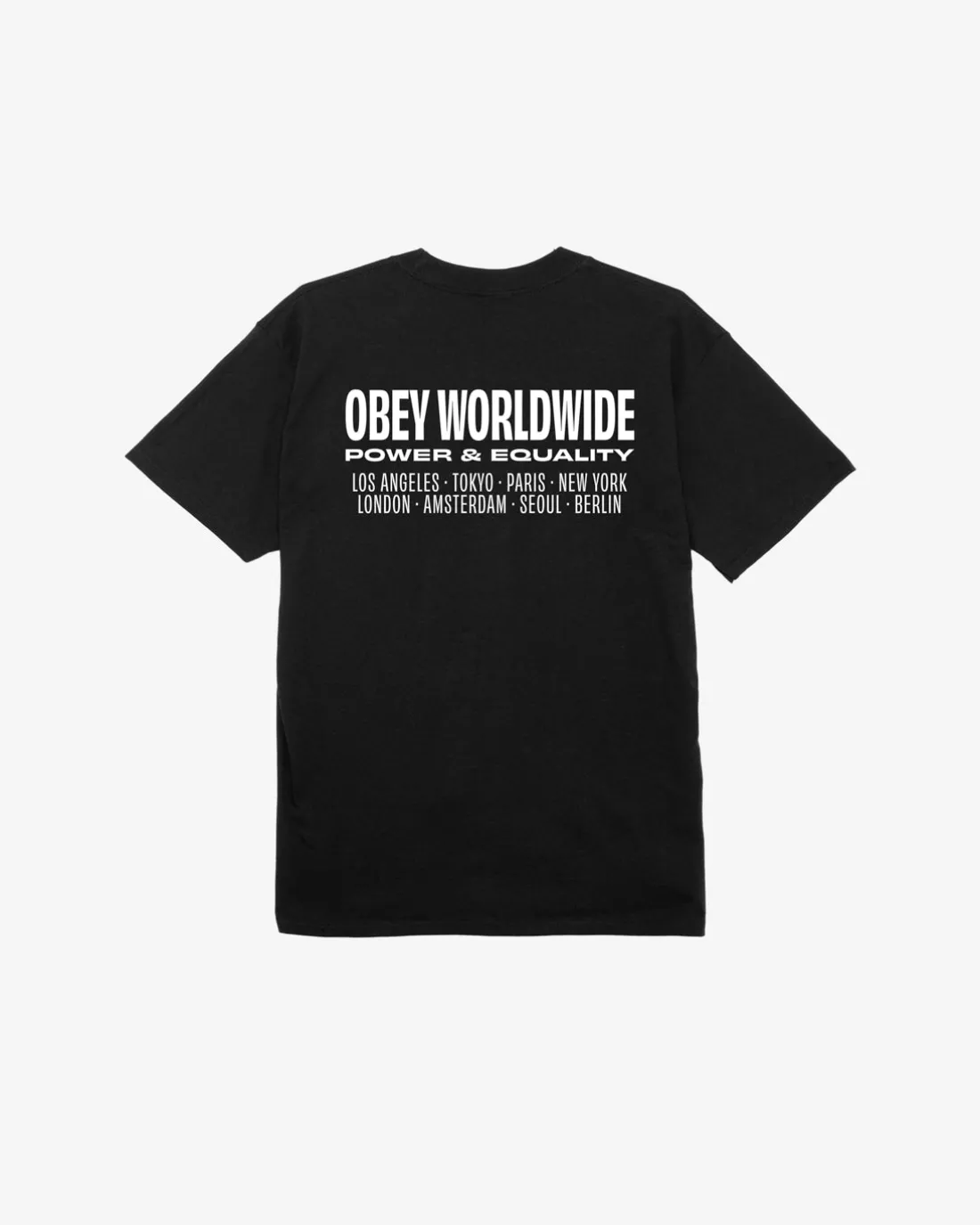 WORLDWIDE POWER & EQUALITY CLASSIC T-SHIRT*OBEY Clothing Cheap